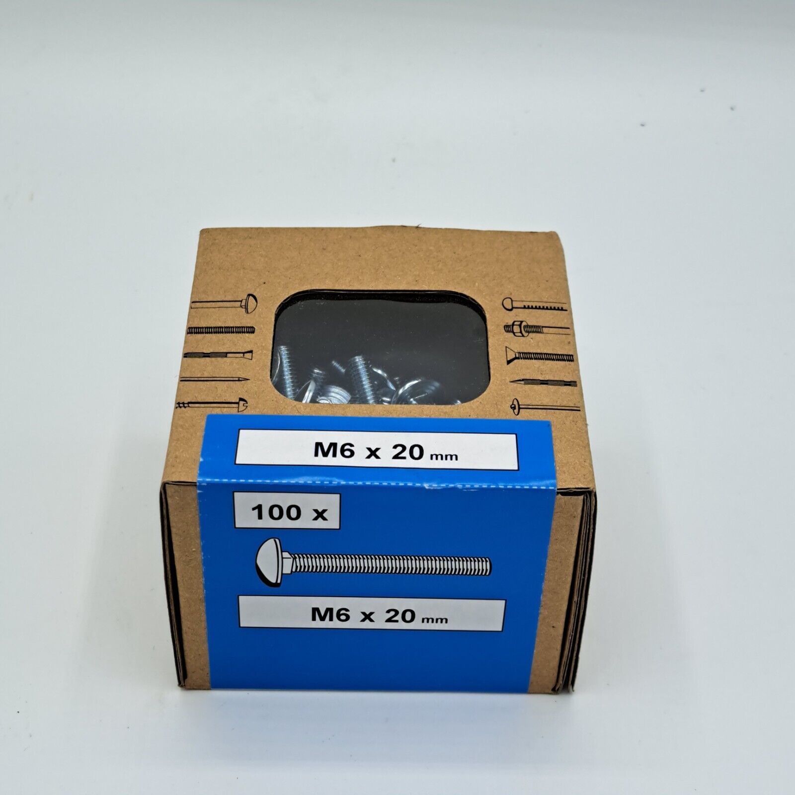 Schlossschrauben verzinkt, Schrauben, Große Auswahl, Hochwertig